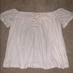 american eagle off the shoulder top